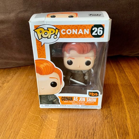 CONAN as Jon Snow Game of Thrones Funko Pop 26 Comic Con San Diego TBS #26 SDCC - Picture 6 of 6